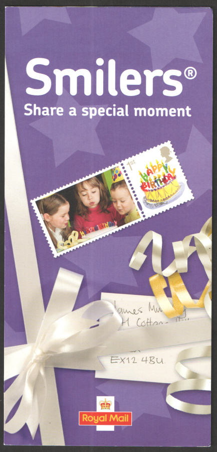 (image for) Smilers "Happy Birthday" Royal Mail Promotional Leaflet Code: RMSMIL01 - Click Image to Close